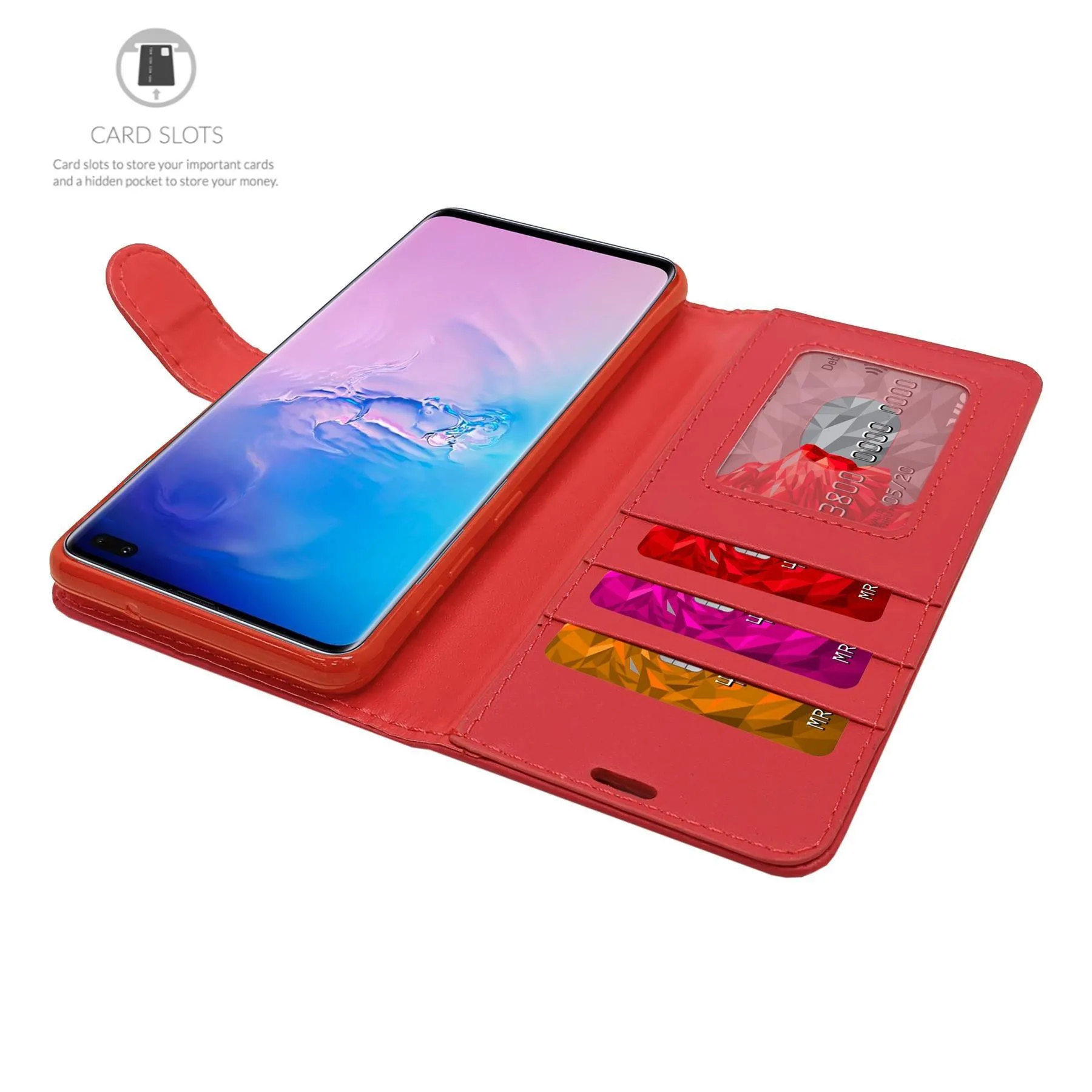 Samsung Galaxy S8  G955 Flip Folio Book Wallet Case