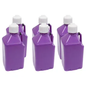 Scribner Plastics 5 Gallon Utility Jug - Purple (Case of 6)