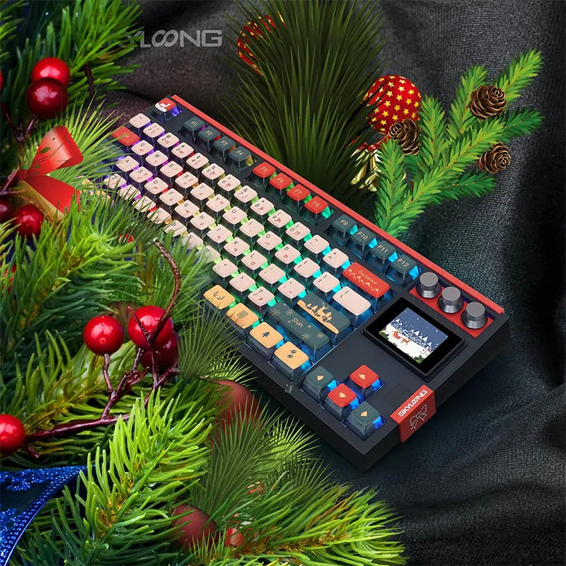 SKYLOONG GK87Pro Christmas Keyboard Combo Christmas Gift