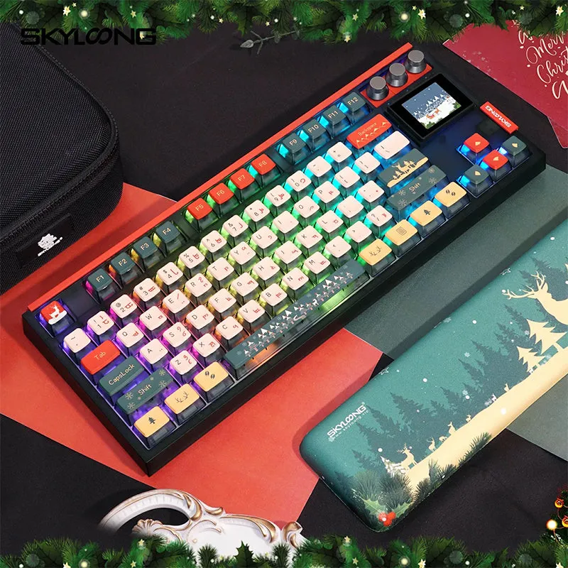 SKYLOONG GK87Pro Christmas Keyboard Combo Christmas Gift