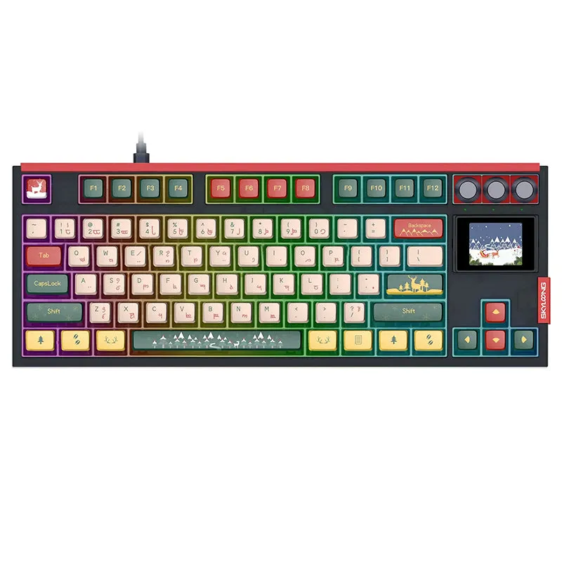 SKYLOONG GK87Pro Christmas Keyboard Combo Christmas Gift