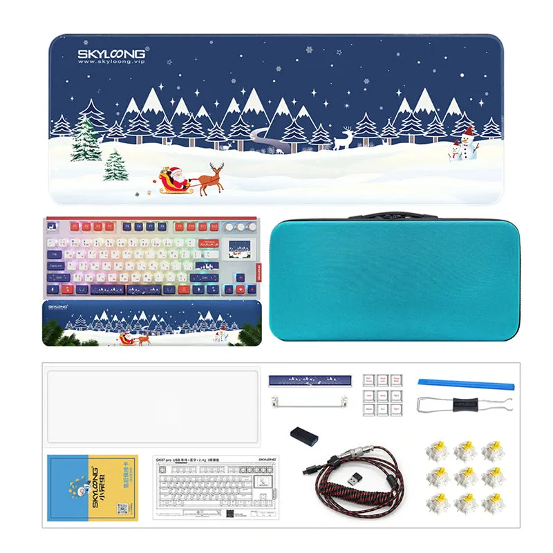 SKYLOONG GK87Pro Christmas Keyboard Combo Christmas Gift