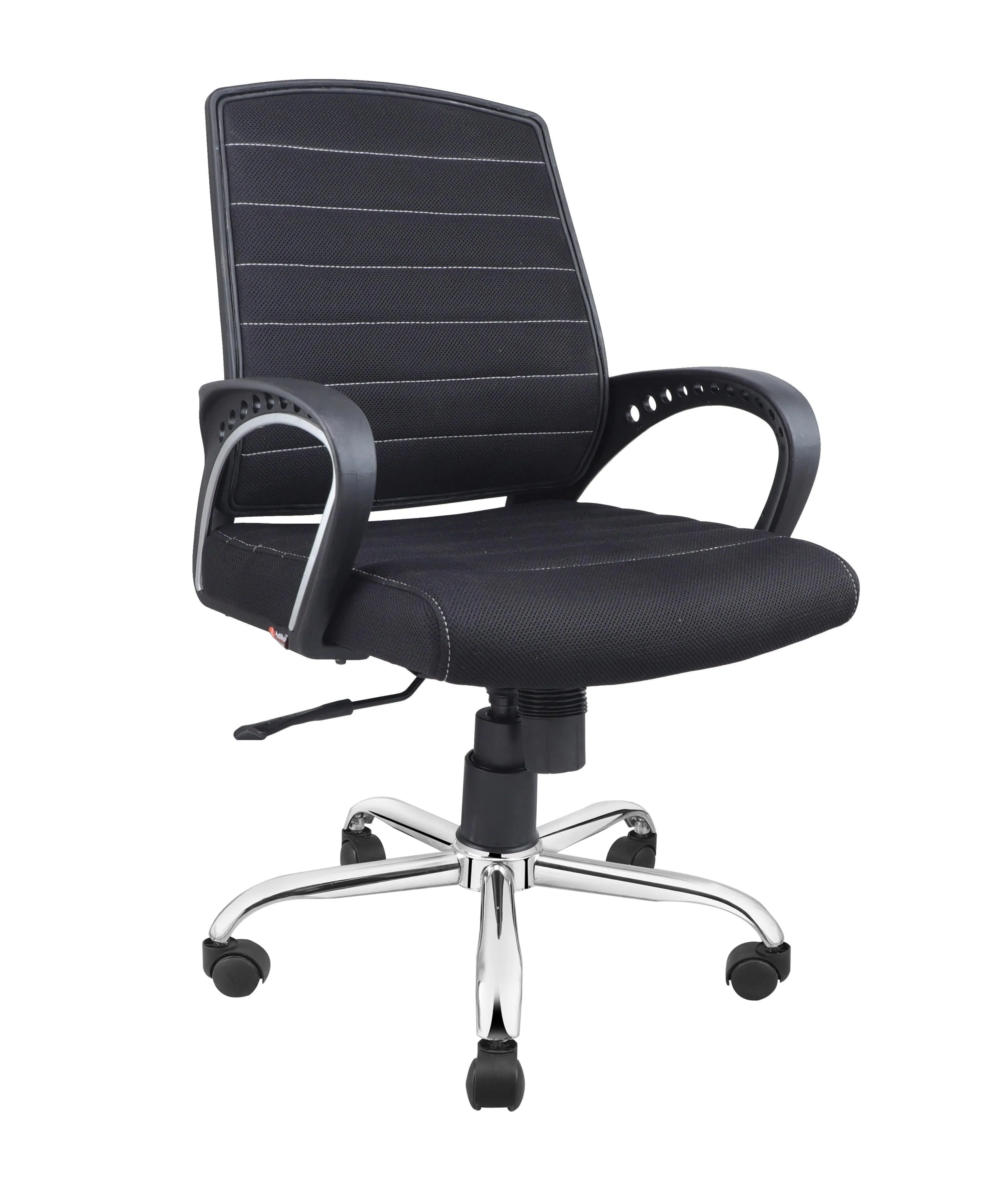 Smart Ergonomic Chair With Breathable Black Mesh Fabric