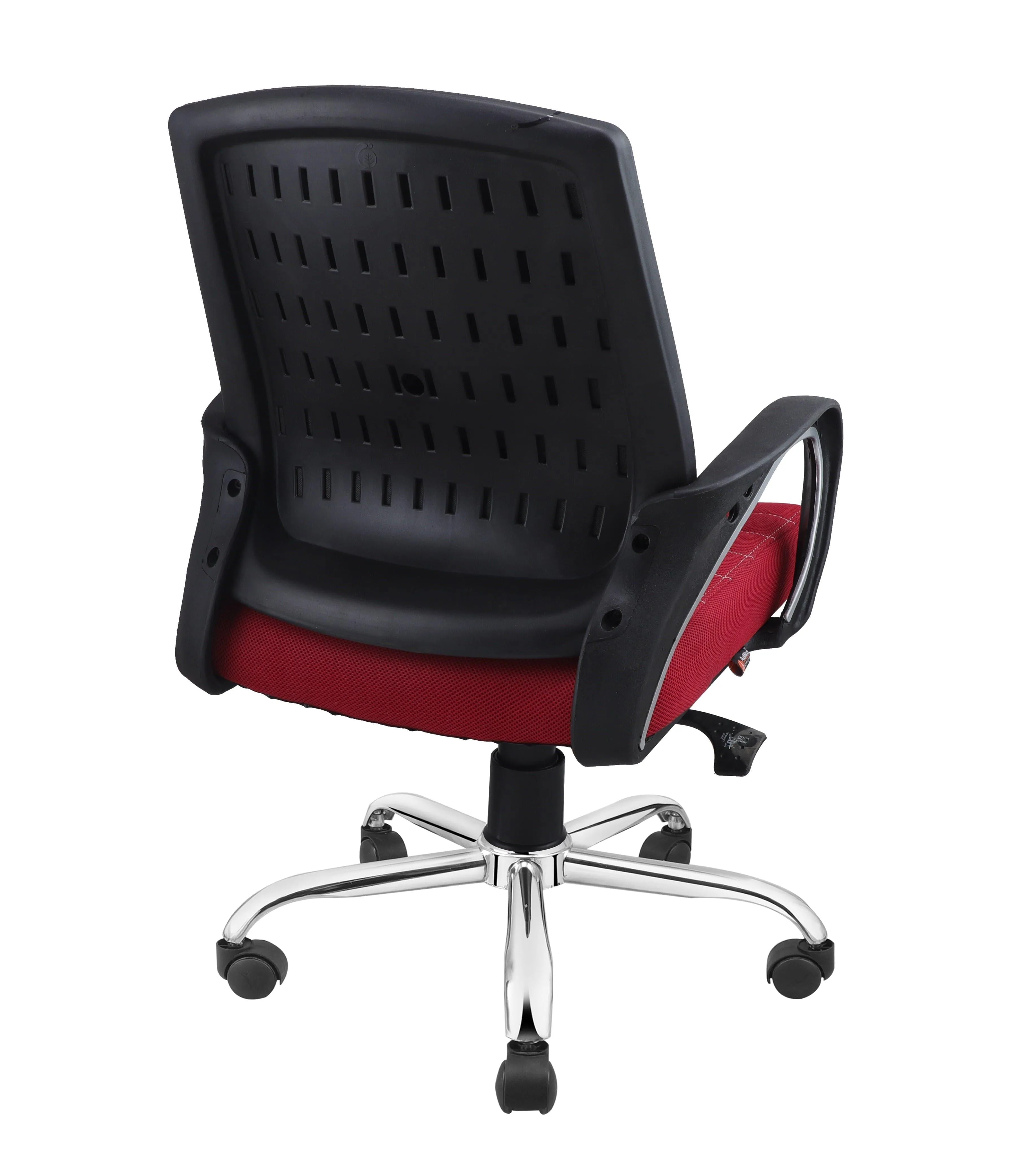 Smart Ergonomic Chair With Breathable Red Mesh Fabric