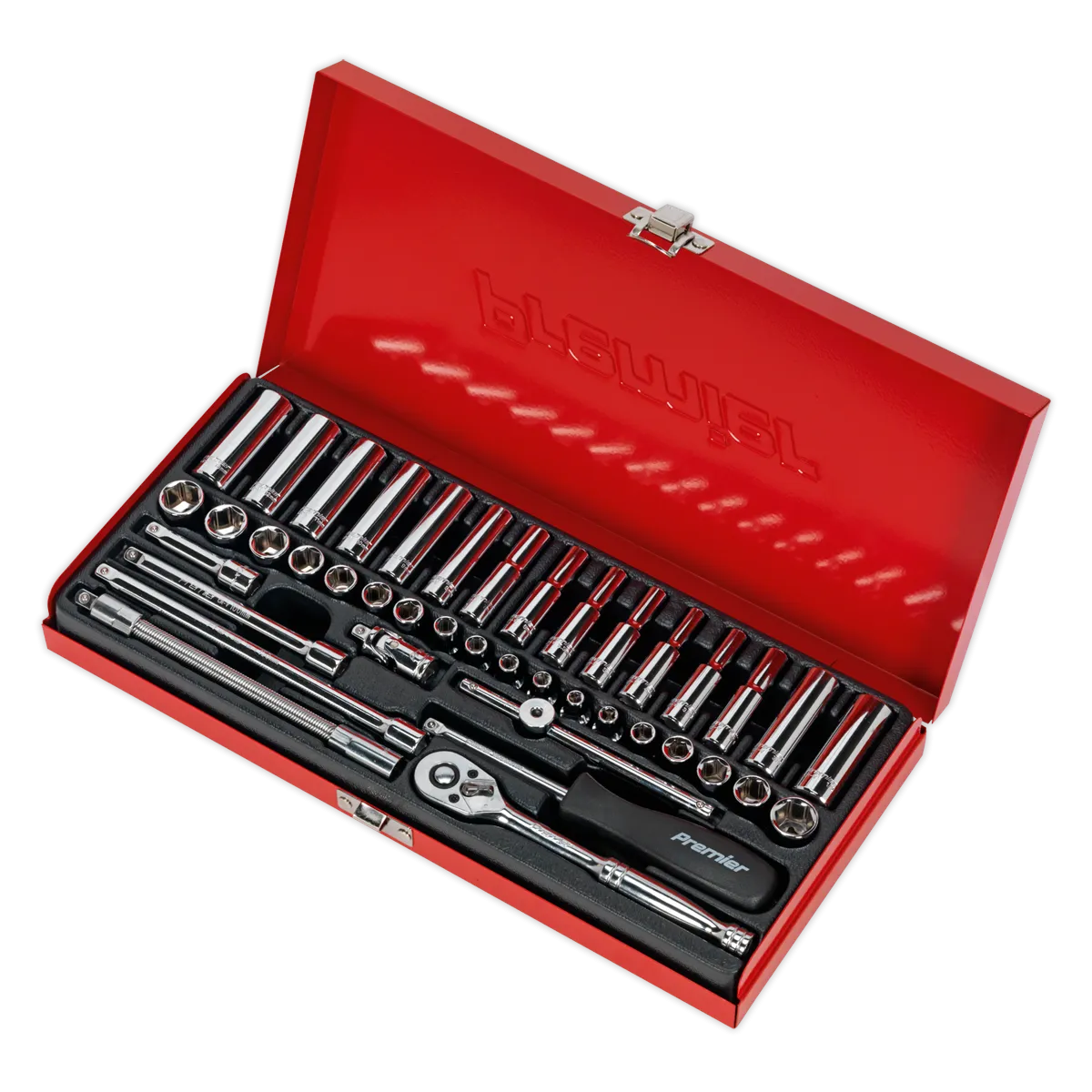 Socket Set 41pc 1/4"Sq Drive 6pt WallDrive¨ - Metric/Imperial