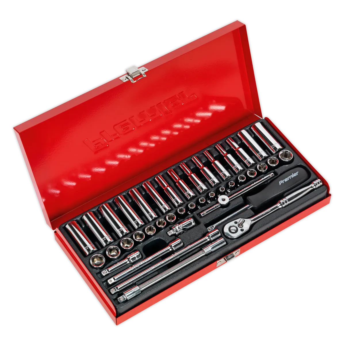 Socket Set 41pc 1/4"Sq Drive 6pt WallDrive¨ - Metric/Imperial