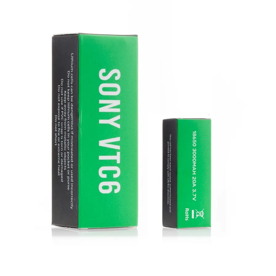 Sony VTC6 3000mAh 18650 Battery - Each