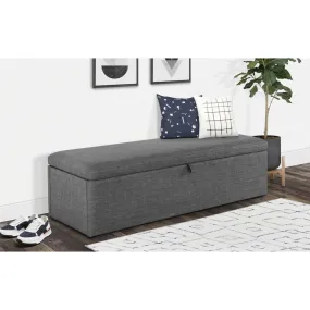 Sorrento Blanket Box Slate Linen