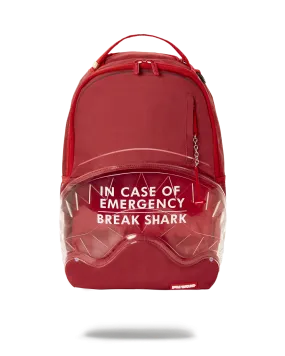 Sprayground Break In Case Of Emergency Shark Backpack B4080