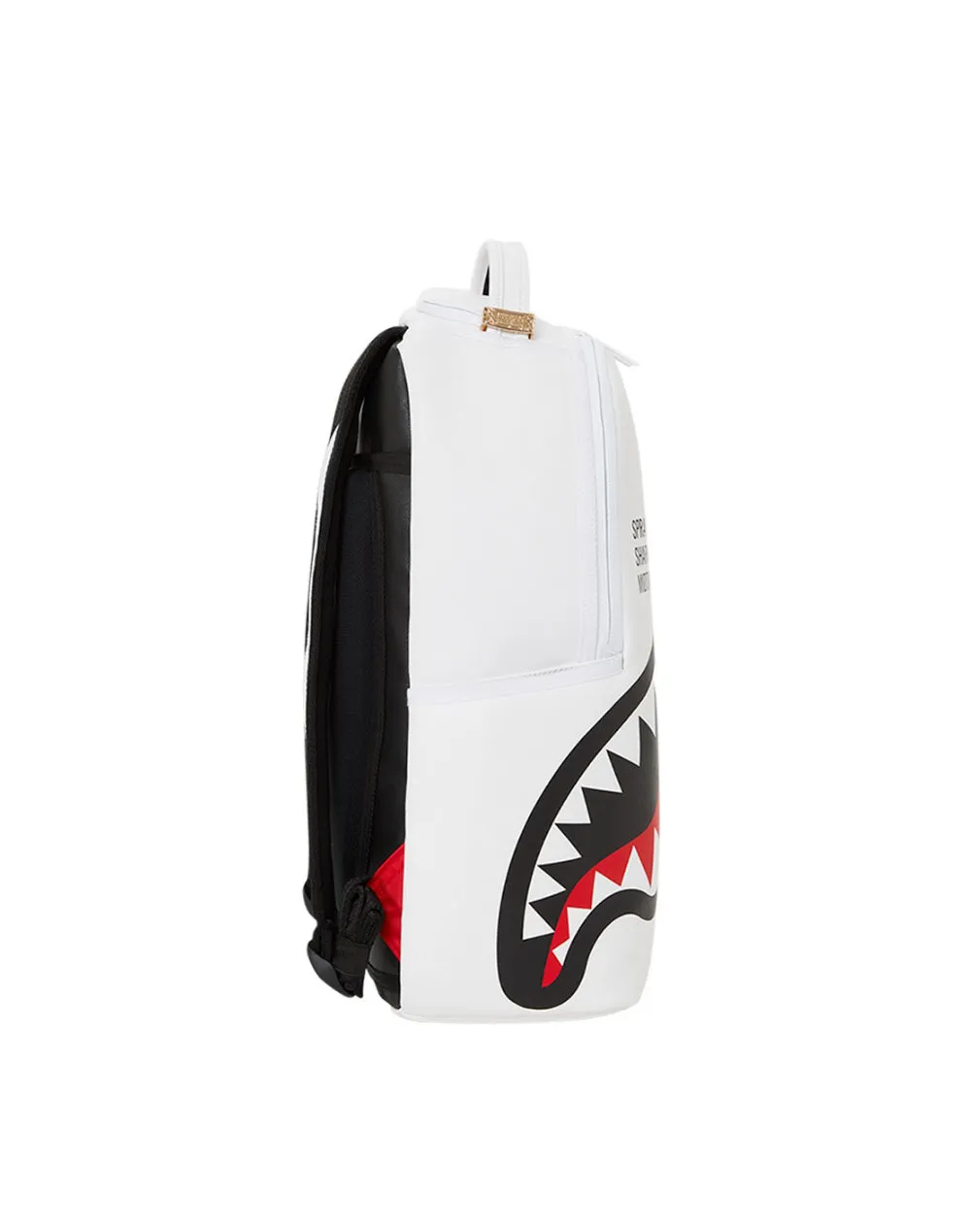 Sprayground Shark Central 2.0 White Backpack B5489