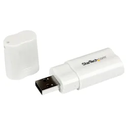 Startech.Com Usb To Stereo Audio Adapter Converter - Usb Stereo Adapter - Usb External Sound Card - Laptop Sound Card (I