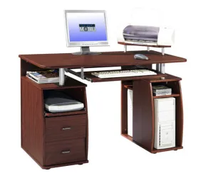 Techni Mobili Dual Pedestal Computer Desk in Different Colors