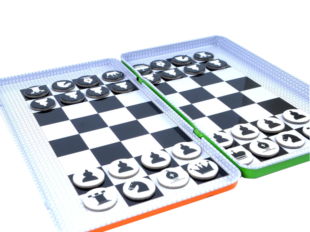 THE PURPLE COW - MAGNETIC TRAVEL GAME, CHESS