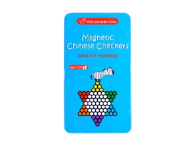 THE PURPLE COW - MAGNETIC TRAVEL GAME, CHINESE CHECKERS