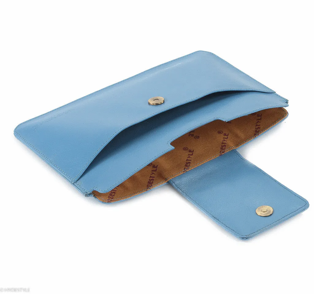 Trenz leather iPad Mini clutch #GC09 Blue