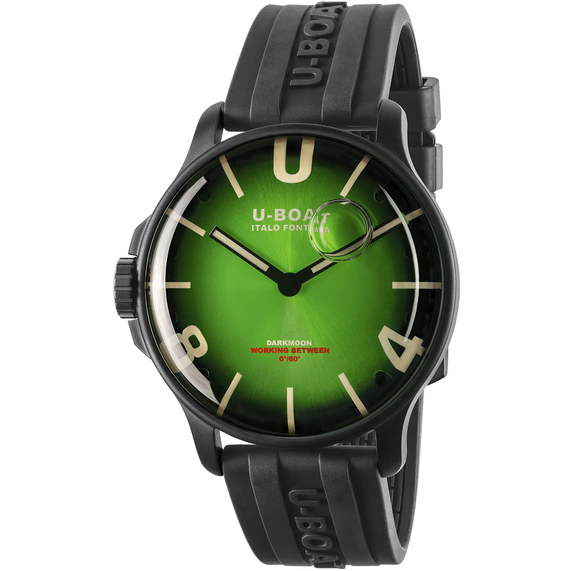 U-Boat Men's Watch Darkmoon Green 8698/D