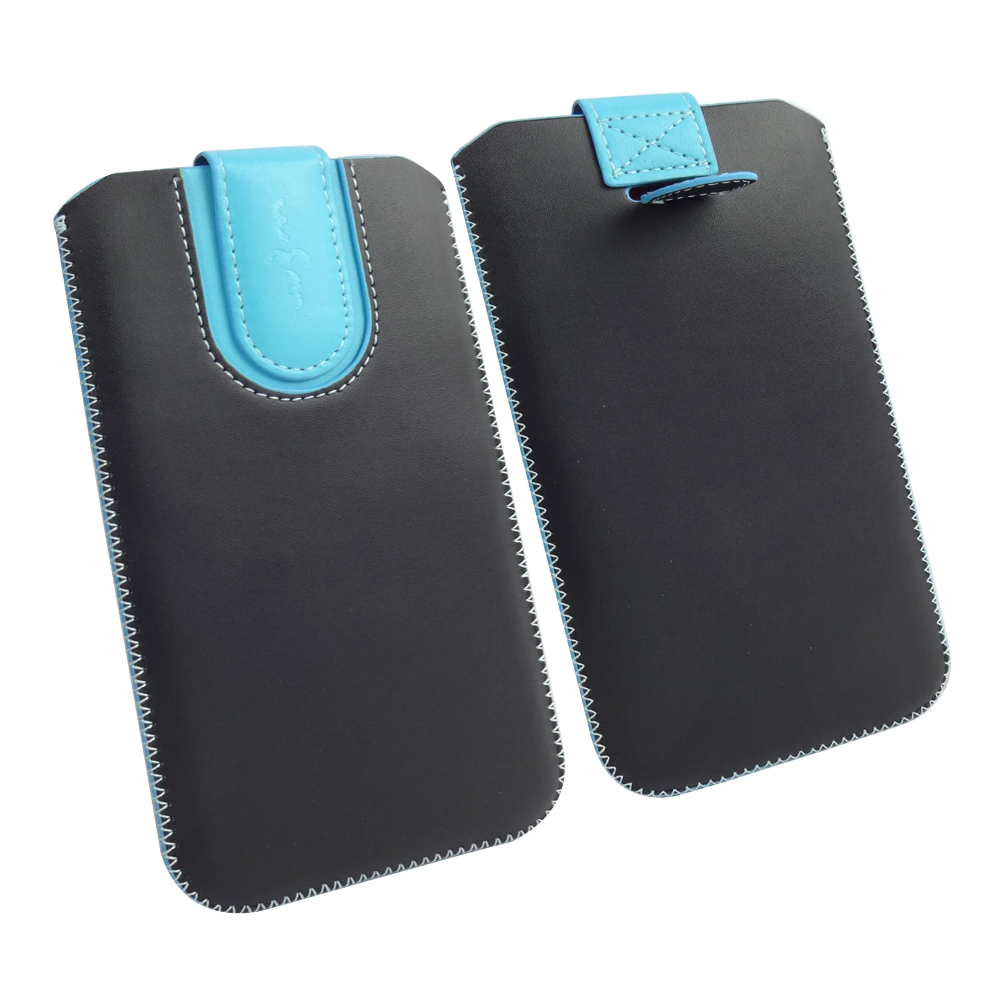 Universal Phone Pouch - Two Tone Black Blue