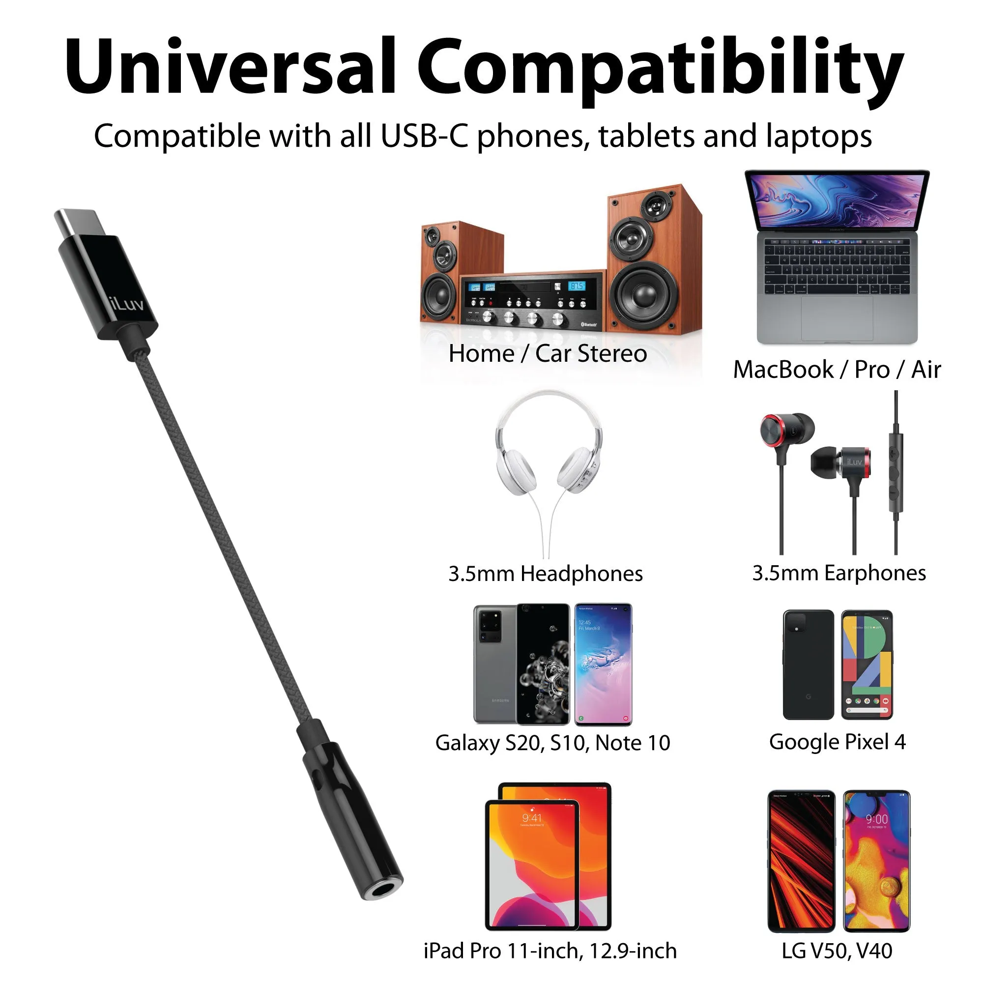 USB C to 3.5 mm Headphone Jack Adapter