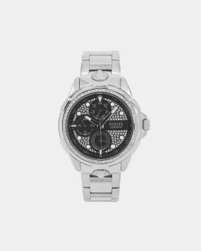 Versus Versace 6eme Arrondissement Crystal Set Stainless Steel Watch Stainless Steel