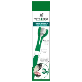 Vet’s Best – Advanced 3-Head Toothbrush