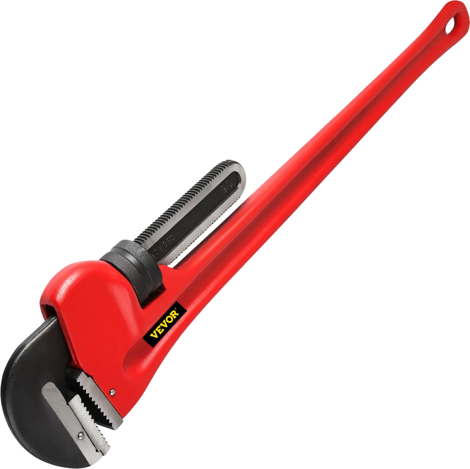 Vevor Cast Iron Pipe Wrench 60" Heavy Duty Adjustable Jaw 8" Max. Opening New