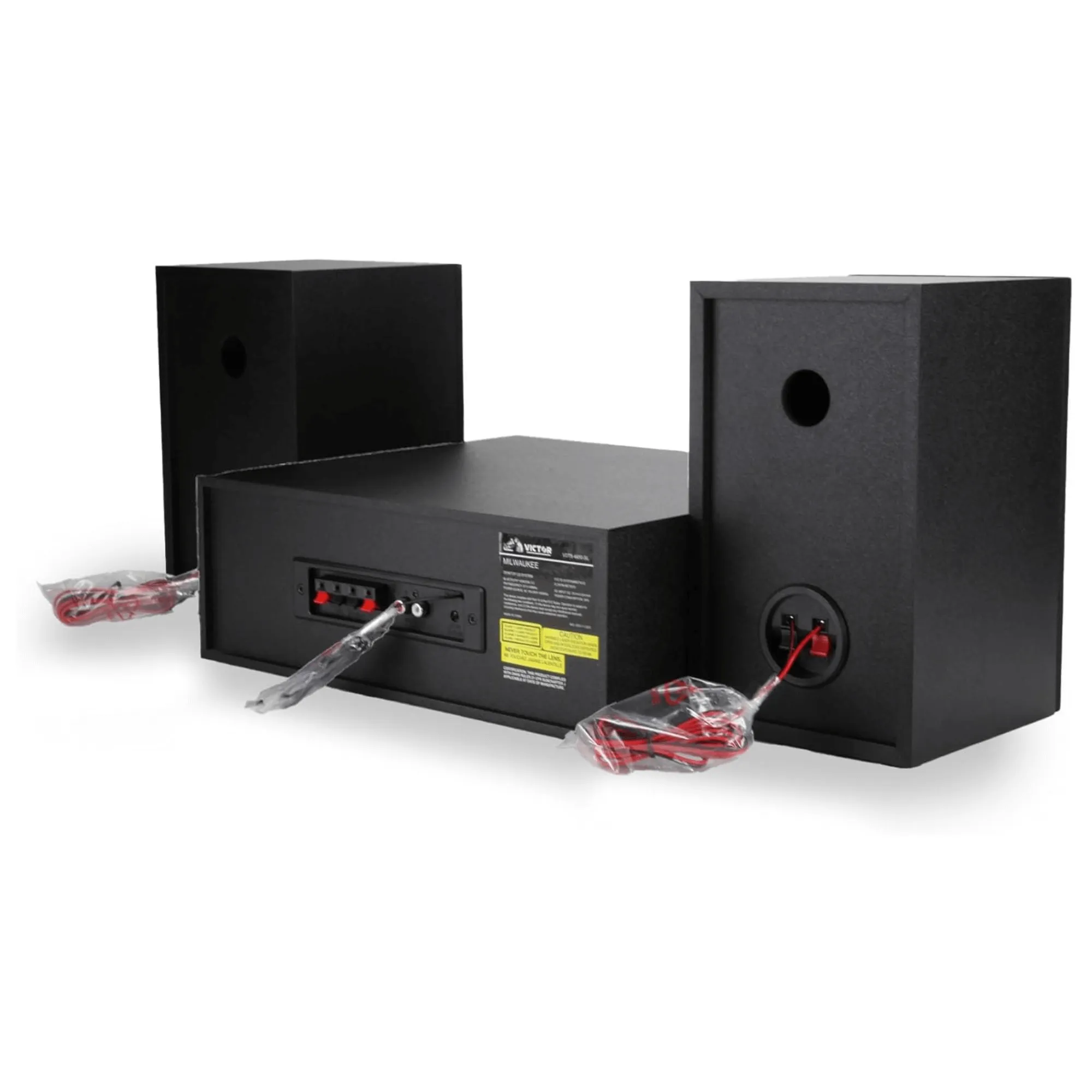 Victor Milwaukee II Desktop Bluetooth CD Stereo System