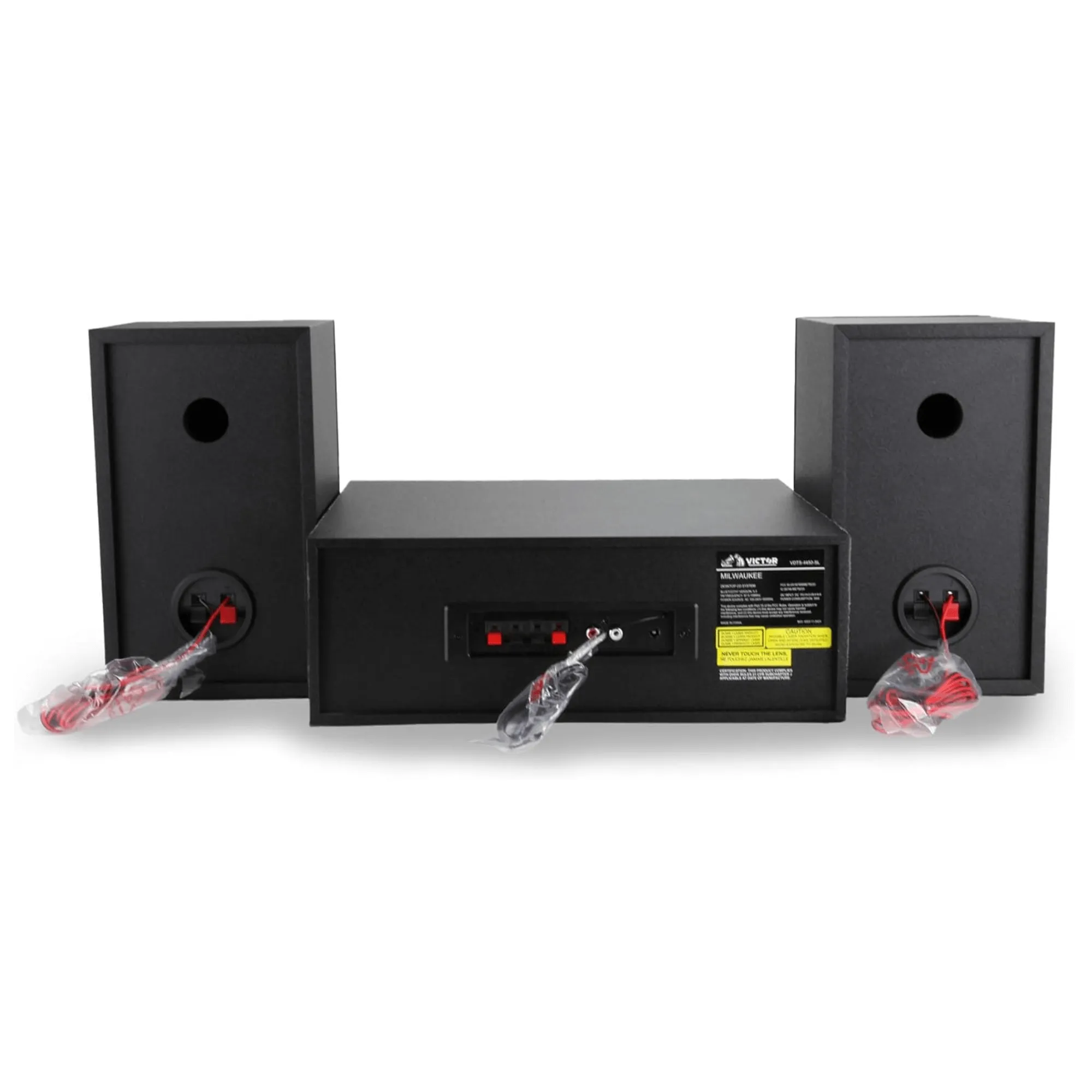 Victor Milwaukee II Desktop Bluetooth CD Stereo System