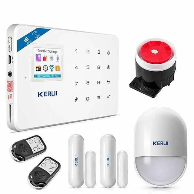 W18 Wireless Home Security Alarm System - Wifi GSM IOS/Android APP SMS Alarm For Home Security