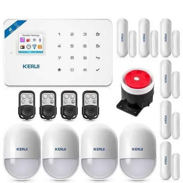 W18 Wireless Home Security Alarm System - Wifi GSM IOS/Android APP SMS Alarm For Home Security