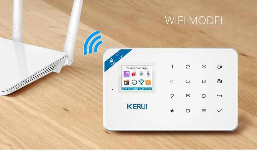 W18 Wireless Home Security Alarm System - Wifi GSM IOS/Android APP SMS Alarm For Home Security