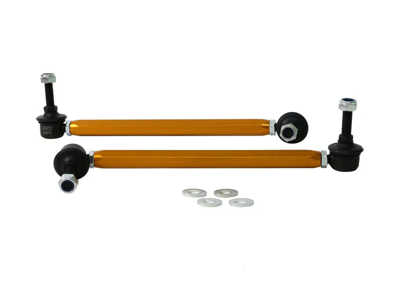 Whiteline Sway Bar End Link Kit Hyundai Accent (2005-2019) [270-295mm/ 10mm Ball Stud] Front - KLC163