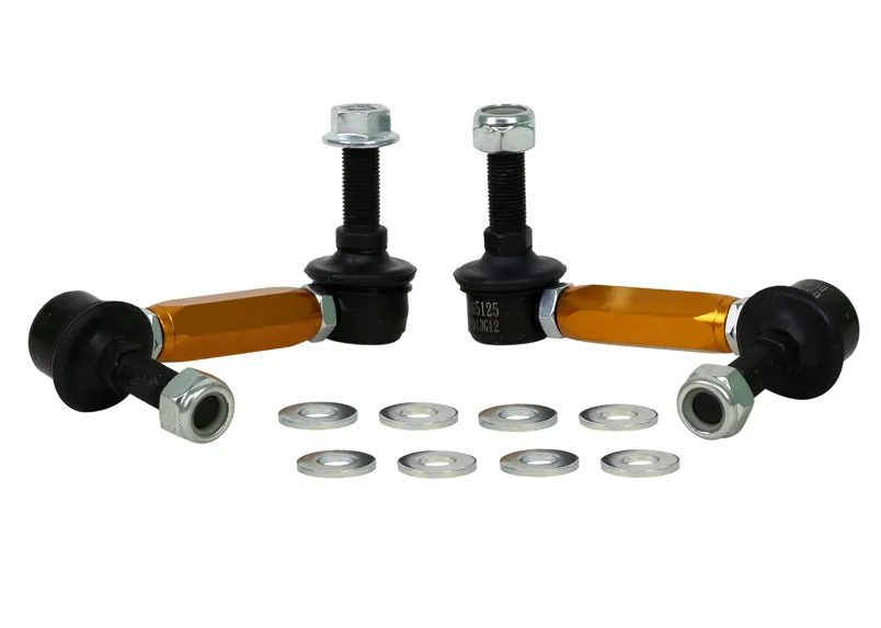 Whiteline Sway Bar End Link Kit (Universal Fit) 110-135mm/ 12mm Ball Stud - KLC180-115