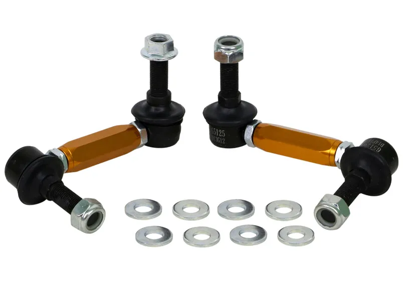 Whiteline Sway Bar End Link Kit (Universal Fit) 110-135mm/ 12mm Ball Stud - KLC180-115