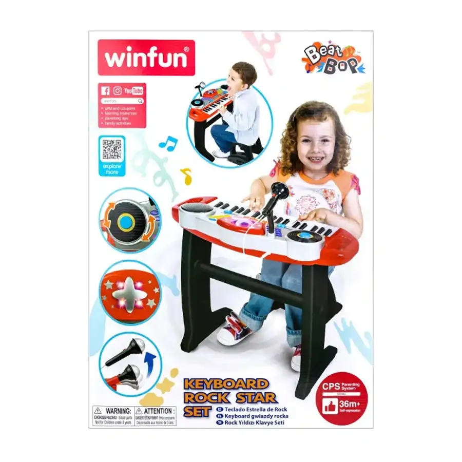 Winfun Keyboard Rock Star Set