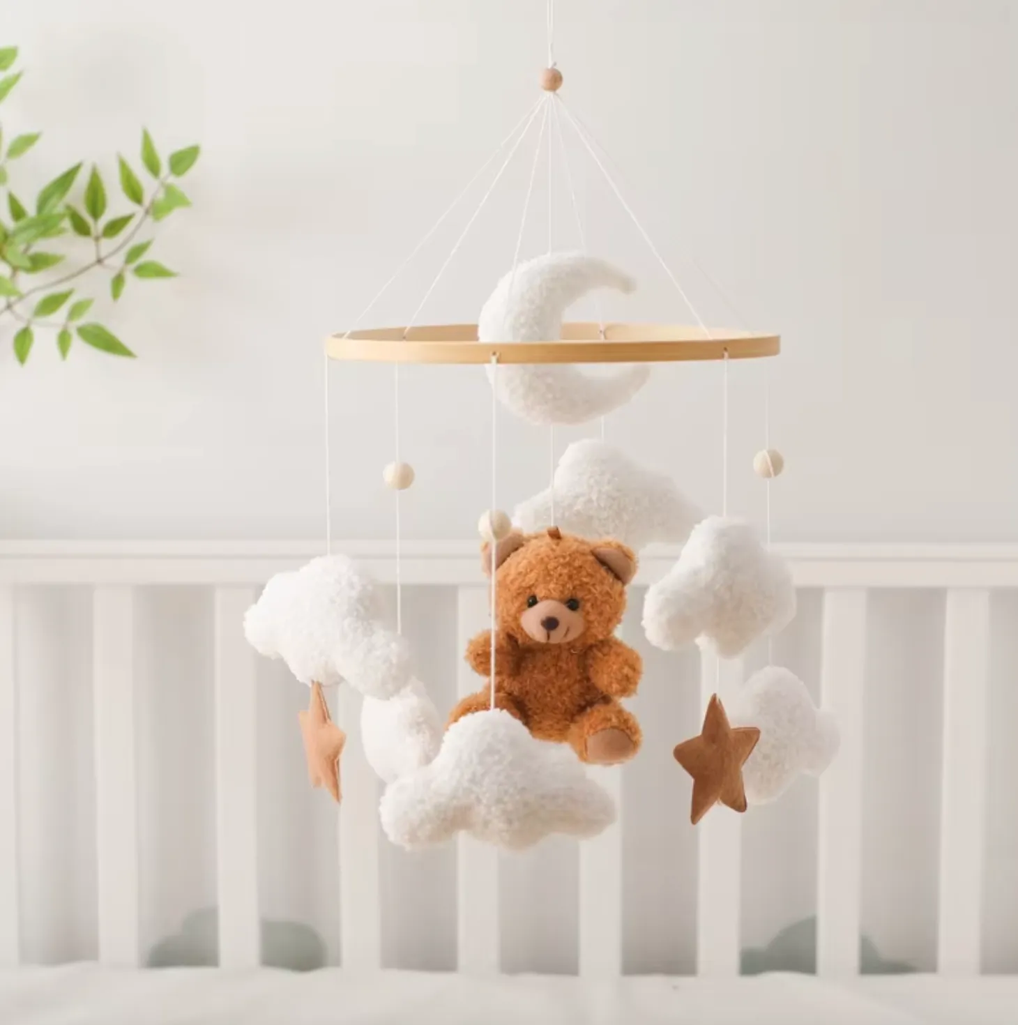 Wooden Crib Mobile