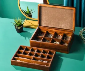 Wooden Jewelry Box for Women & Men