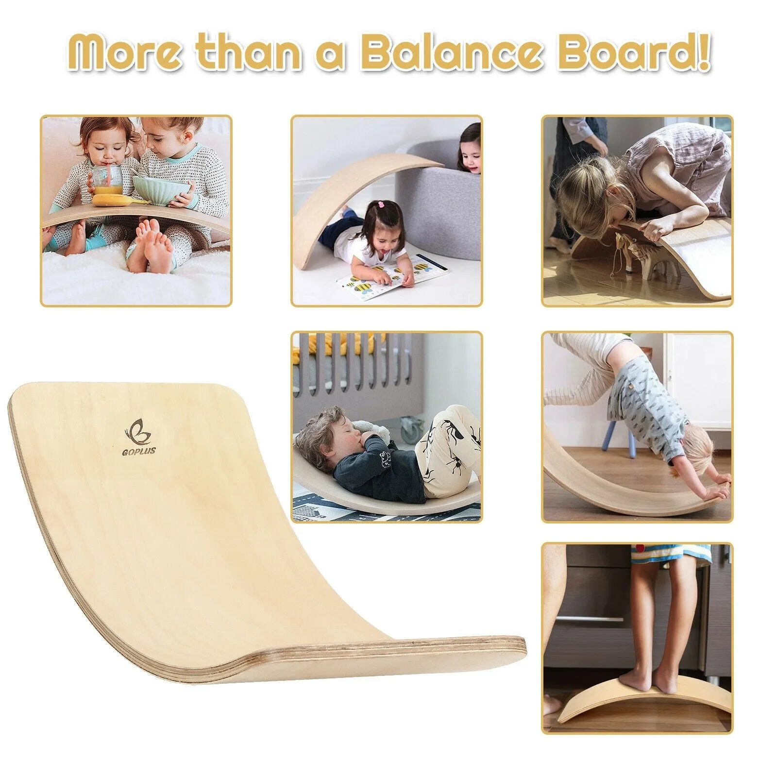 Wooden Wobble Balance Board