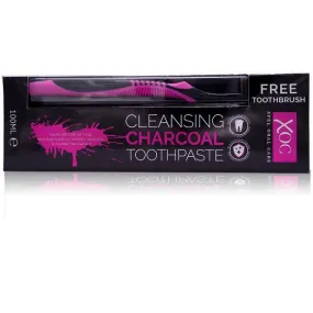 XOC Cleansing Charcoal Toothbrush With Toothpaste - 100ml