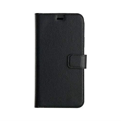 XQISIT Slim Wallet for iphone 11 Pro 5.8" Black with Stand Flip Case Cover