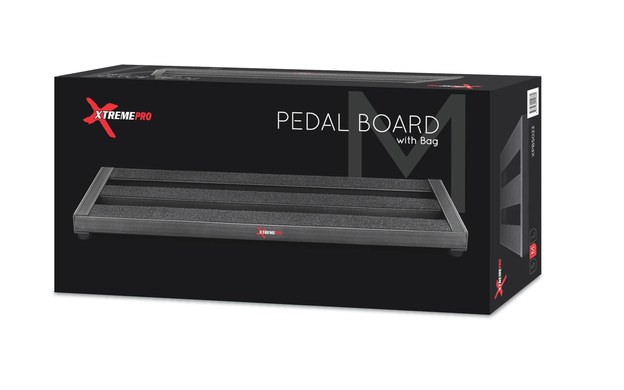 XTREME PRO Pedal board - Medium with Carry Bag & Adhesive Tape