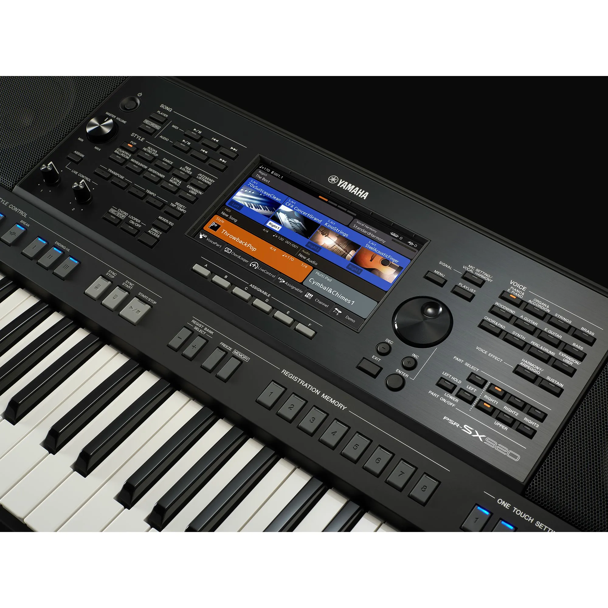 Yamaha PSRSX920 Digital Arranger Workstation Keyboard